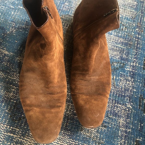 circa 2005 Prada brown suede boots size 10 - Picture 2 of 5